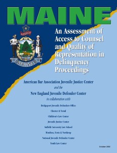 Maine Assessment Cover Page