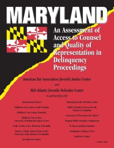 Maryland Assessment Cover Page