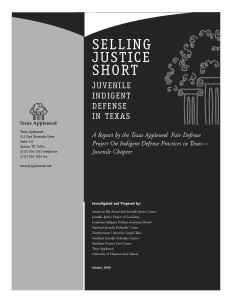 Texas Assessment Cover Page