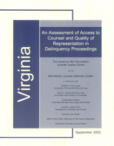 Virginia Assessment Cover Page