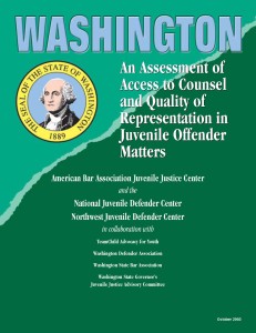 Washington State Assessment Cover Page