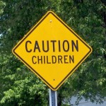 caution children